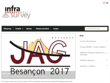 Tablet Screenshot of infrasurvey.ch